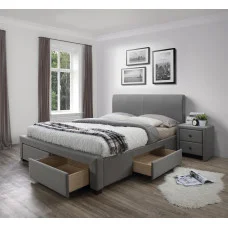 Bed MODENA 140, GRAY